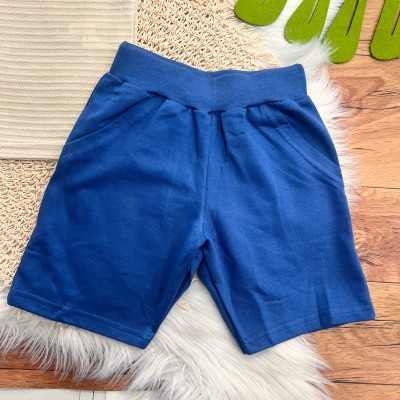Conj. Camiseta Auhtentic Brave e Bermuda - Areia e Azul Jeans